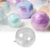 Stylish Clear Plastic Hanging Christmas Balls In Multiple Sizes From 4cm To 20cm