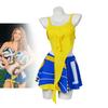 Traje de Cheerleading Shakira Dai Dai Mesmo Estilo para Copa do Mundo de Futebol América do Norte Uniforme de Performance de Futebol