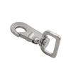 Pack of 2 Practical Stable Rotating Leashes Connector Stainless Steel Texture for Active Pet Outdoor Applications