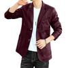 Men's Leather Suit Collar Casual Leather Jacket