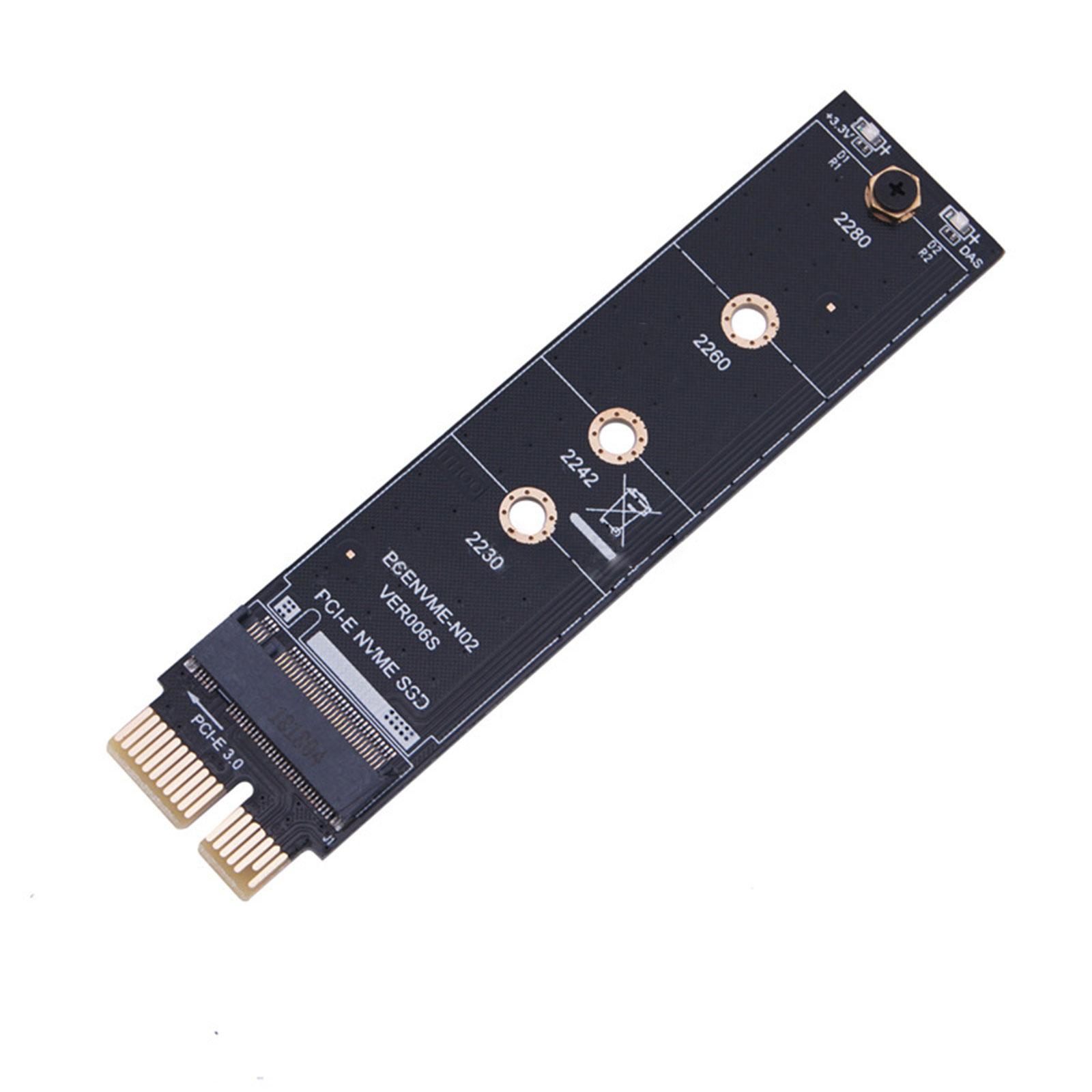 

NVME Adapter Card PCIE SSD to PCIE3.0 1x Extension NVME Converter Adapter Transfer Card for 2230 2242 2260 2280 SSD