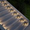 4/1Pcs NEW Solar Step Lamp Outdoor Home Garden Staircase Patio Lights Steps Walkway Light Lamps Outdoor LED Decorative Solar Step Lamp