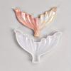 3Charming Mermaid Tail Silicone Mold Pendant-Sparkling Crystal Cake Decoration Handmade Fishtail Baking Creative
