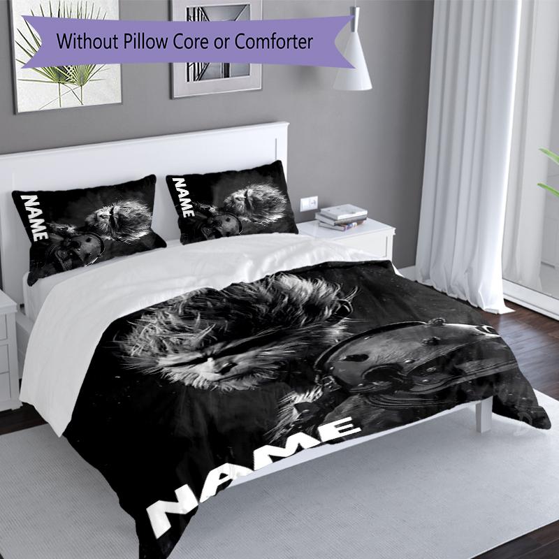 3pcs Custom Name Black Myth Wukong Game Set,Includes 1 Duvet Cover and 2 Pillowcases,All-season Bedroom Decor