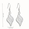 European and American Fashionable Women's Simple Hollow Water Droplet Earrings, Personalized Sweet and Creative High-end Earrings