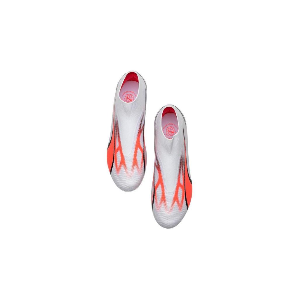 Puma Ultra Match PU LL MG Jr Low Top Kids Football Shoes Kids Football Shoes White Red 107515-01