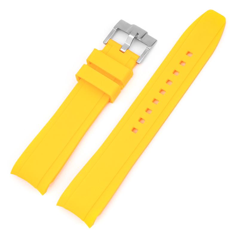 For Omega Swatch Co Branded Watch Band Silicone Planet System Curved Silicone For Rolex Water Ghost Watch Band 18mm 19mm 20mm 21mm 22mm