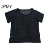 Women Breathable Mesh Yoga Tops Short Sleeves Running Sport Fitness T-Shirt