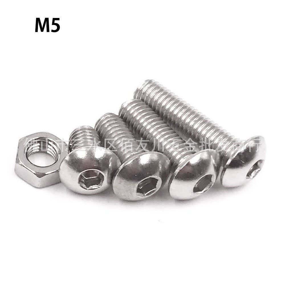 500 PCS Stainless Steel Hexagon Socket Head Screws with Wrench