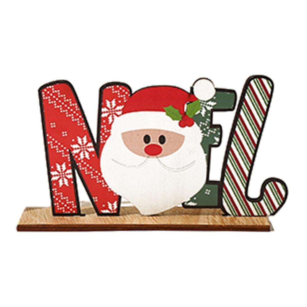 Рождественские украшения Настольные украшения Старик Снеговик Письмо Орнамент