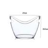 Clear Ice Bucket Beverage Tub Hot Transparent Cooling Large Ice Bucket For Wine Champagne Bar Supplies for Family Reunion