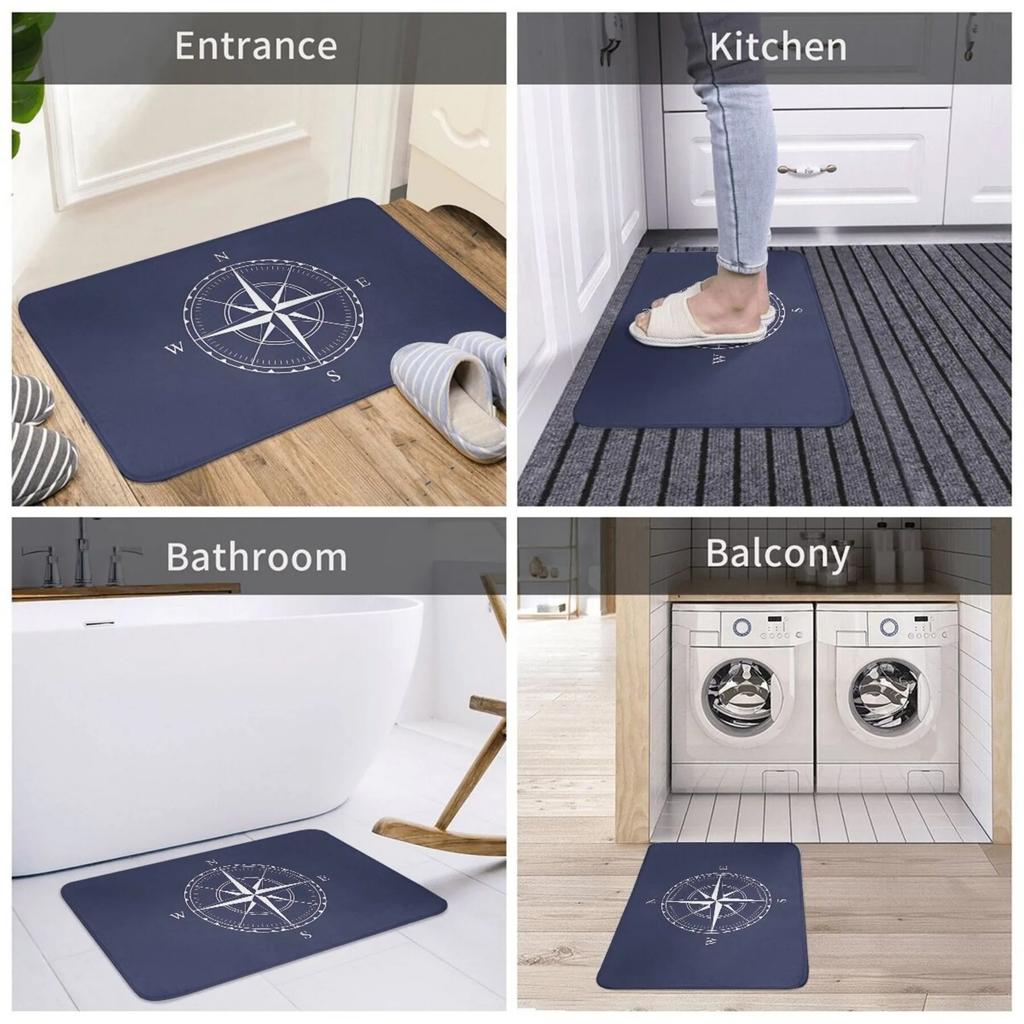 1PC Funny Characters Dinosaur Area Door Mats Kitchen Rugs Non-Slip Pop Bedroom Rugs Bath Mat Carpet for Home Sink Laundry Decor