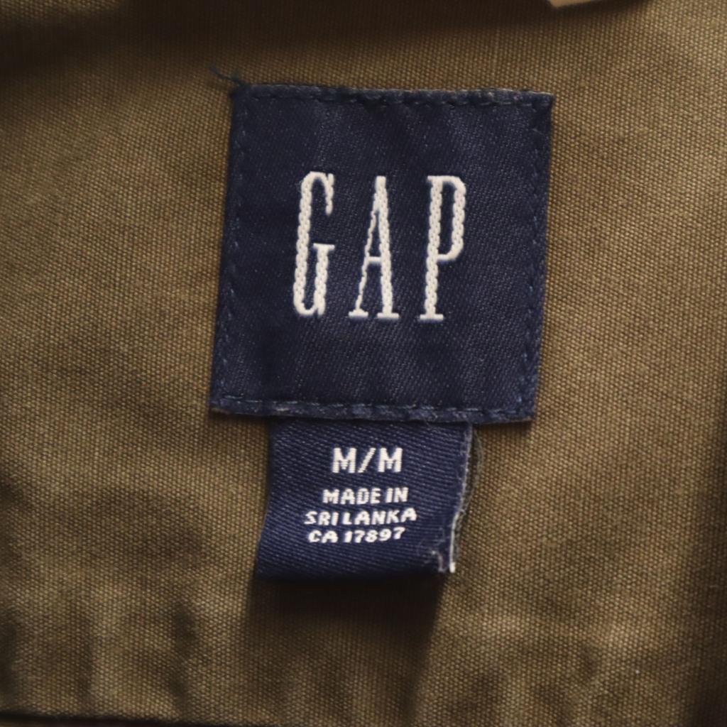 GAP Short sleeve Hidden Button down shirt M Brown Men's Used