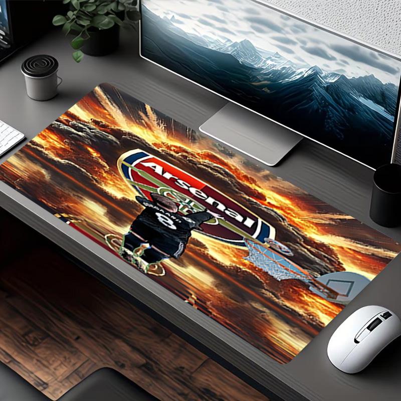 Voetbalteam F.C Print Muismat, voor Toetsenbord Pad Laptop PC Mat voor Kantoor Thuisgebruik, Bureau Decoratie, Perfect Verjaardagscadeau voor Gamers