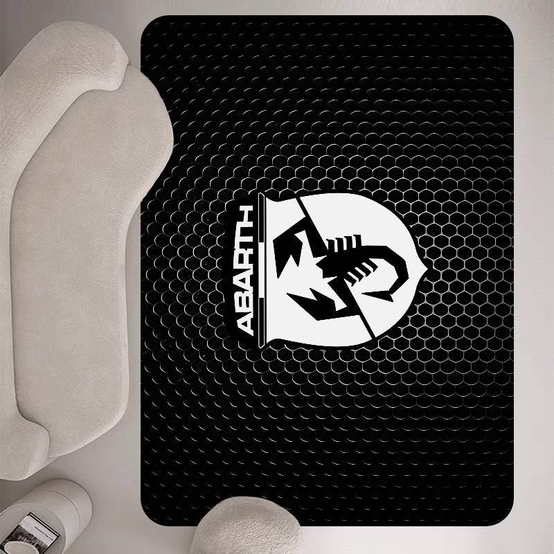 Bath Mats A-AbarthS-S Kitchen Mat Kids Room Bedroom Decoration Balcony Anti-Slip Doormat Living Room Alfombra