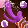 3 In 1 Clit Sucker Dildo Vibrator for Women Clitoris G Spot Tongue Licking Vacuum Stimulator Adult Goods for Female Sex Toys