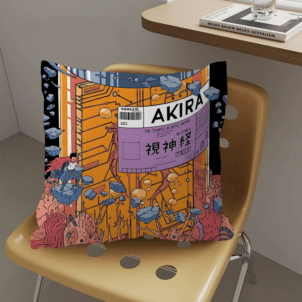 A-Akira Painting Cushion Cover Car Throw Pillow Case For Sofa Car Christmas Gift 40x40cm 45x45cm