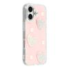 For iPhone 17 Case Rhinestone Edge Pearl Love Decor TPU+PC IMD Phone Cover
