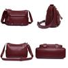 Fashion Multiple Pockets Messenger Bag High Capacity Female Shoulder Bags 2026 New High Quality PU Leather Women Handbag Purses