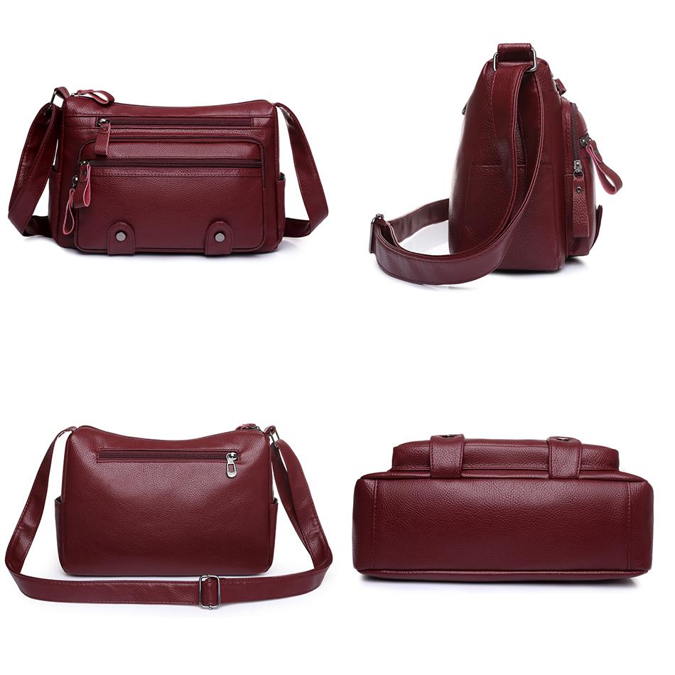 Fashion Multiple Pockets Messenger Bag High Capacity Female Shoulder Bags 2026 New High Quality PU Leather Women Handbag Purses