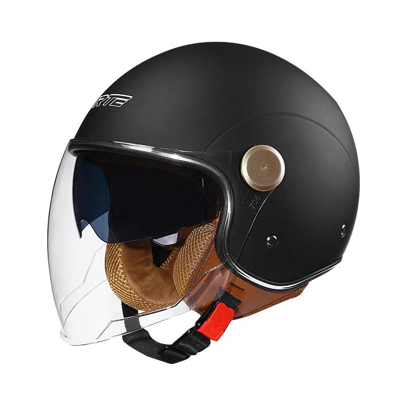 

Ретро Полуоткрытые Шлемы Мужские Женские DOT ECE Шлемы Открытого Лица Мотоциклетные Аксессуары Cascos Para Motos 3/4 Открытый Полушлем