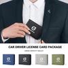 Car Driver License Holder Leather Credit Card Wallet Cover For Volvo ES90 EC40 EX40 EM90 XC90 V90 V60 XC60 V40 S80 S60 S90 C40
