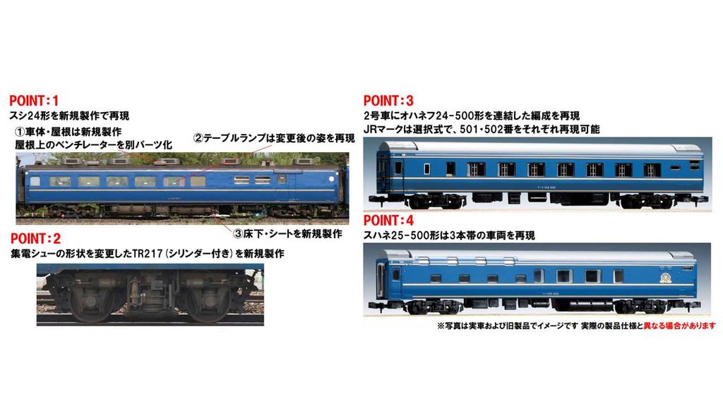 TOMYTEC TOMIX N Gauge JR 24 Series Train Basic Model Passenger 98870 25-Type Hokutosei/Mixed Set, Train, Cars,