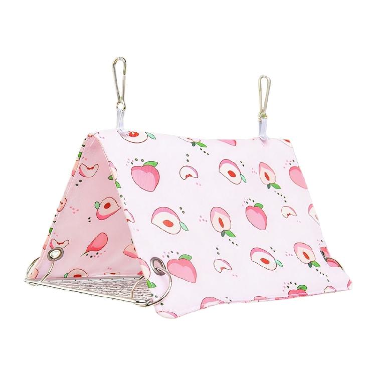 Hanging Bird Shelter with Ventilated Metal Base Small Pet Bird Hammocks for Cockatiels Budgies and Similar Sized Birds S