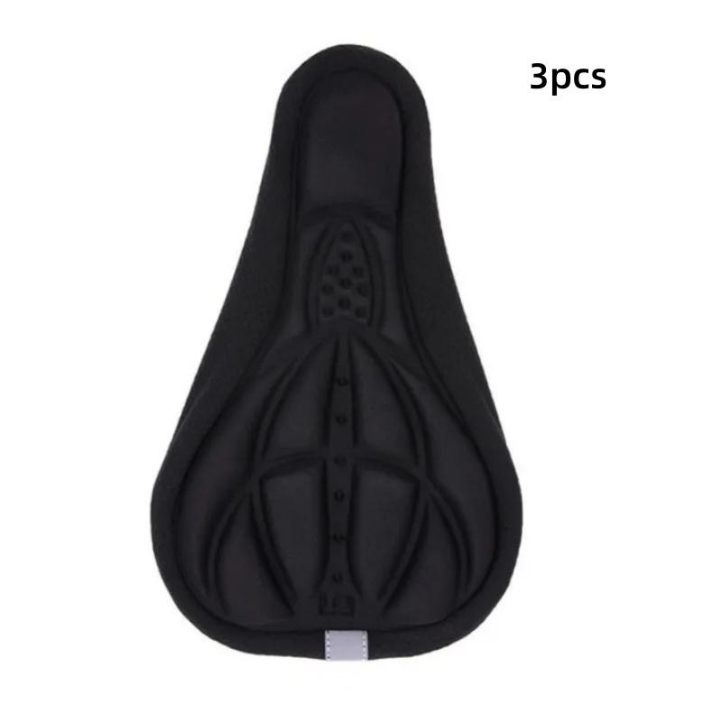 Bicycle Saddle 3D Soft Cycling Seat Cover MTB Mountain Bike Thickene Sponge Pad Comfortable for Saddles Mat Bicycle Accessory