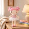 Soft Plush Doll Stuffed Toy with Tutu Skirt and Embroidered Details for Children and Collectors Suitable for Play and Display
