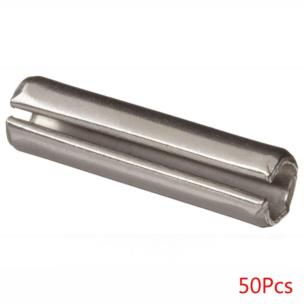 1/50Pcs 5/64" Diameter Split Tension Roll Pin 304 Stainless Steel Cotter Pin Dowel  Automotive