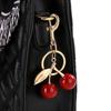 1 stk Utsøkt Kirsebærfrukt Veskeanheng Nøkkelring For Kvinner Ryggsekk Lommebok Anheng Smykketilbehør Gave Rød Kirsebær Nøkkelring