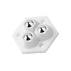 Silent Adhesive Caster: Three-Ball & Five-Ball Roller Wheel for Mobile Furniture
