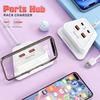 4 Port 12W Fast Charging Desktop Charging Station 2Usb 2Type C Portable Travel Home Phone Charging Socket