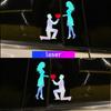 New Car Sticker Love Couple Propose Romantic Proposal Sticker Creative Body Door Auto Side Glass Waterproof Motorcycle Decal
