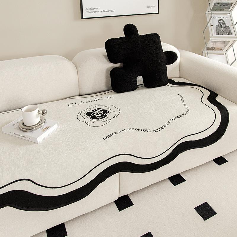 Irregular Special-Shaped Sofa Cushion, Universal In All Seasons, New  High-Grade Leather Sofa Cover, Non-Slip Cover Cloth Towel