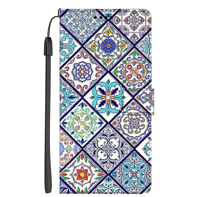 Pro TCL 60 SE 605 60R 60 NxtPaper 60SE NXTpaper Pouzdro Peněženka Flip Ochranný Kryt Květina Kočka Vlk Telefon Funda Kožené PU Coque