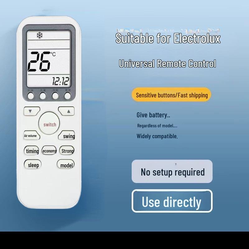 Universal Air Conditioner Remote Control for Gree, Midea, Hualing, Haier, Handian, Chigo, and More Major Brands