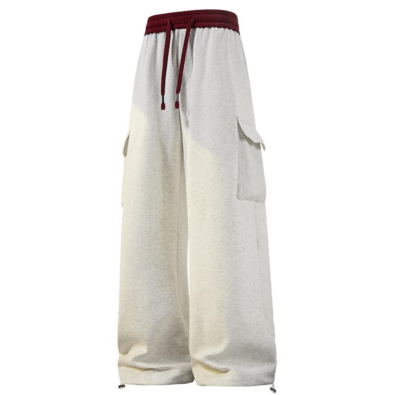 

Men s Spring and Autumn Overalls Sweatpants Men s and Women s Casual Loose Wide Leg Straight Pants Men s 2XL