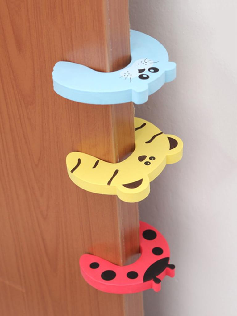 1pc EVA Cartoon Anti-collision Door Stop Foam Door Clip Door Plug
