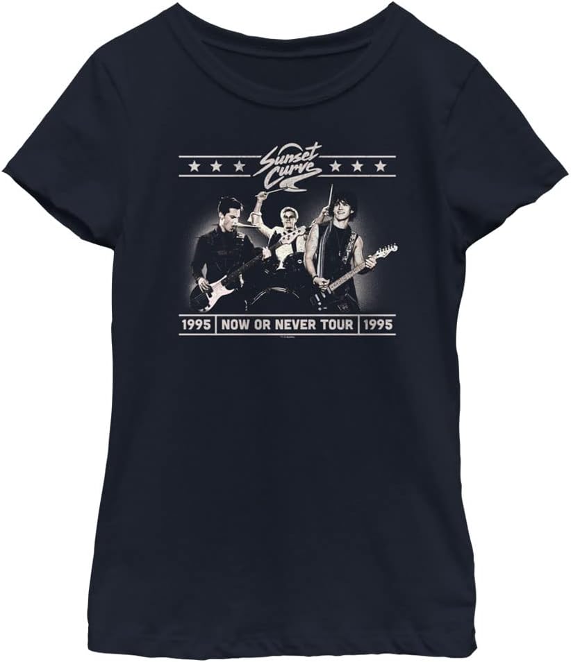Netflix Julie and The Phantoms Sunset Curve Concert Girls Short Sleeve Tee Shirt Unisex T-Shirt M