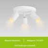 3 Color 110-220V GU10 LED Track Light Spotlight Suit Ceiling Lamp  COB Spot Lights For Kitchen Commercial Living Room Home