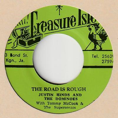 7-Zoll-Schallplatte JUSTIN HINDS & THE DOMINOES, TOMMY - The Road Is Rough / Look Away T042 Treasure Isle 2020 Japan Reggae, Ska & Dub Gebraucht