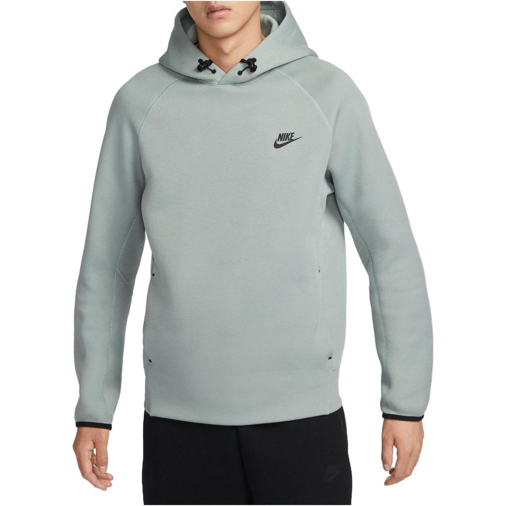 Nike Αθλητικά Ρούχα Tech Fleece Ανδρική Φούτερ Μπλούζα με Κουκούλα Μικα-Πράσινο FB8017-330
