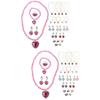 2 Pieces Girls Jewellery Sets For Kids Dress Up Bracelets Necklace