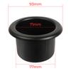 Black Car Cup Water Drink Holder Recessed For RV Car Marine Boat Trailer Plastic Cup Holder Auto Interior