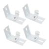 4-Piece Brackets, Heavy-Duty Portable Spare Parts for Window Headrail Mounting, Professional Iron