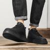 Fashion Men's Round Toe Board Shoes Comfortable Minimalist Design Style Youth Outdoor Fashion Party Daily Office Casual Black Shoes