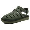UGG Dune Fisherman Cowhide Green Sandals 1102694-MSG