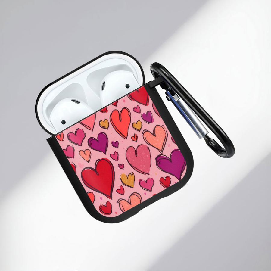 Mode Retro Liebe Weiche Kopfhörerhüllen Abdeckung Hülle Für Airpods Pro3 Pro 4 Pro2 3 2 1